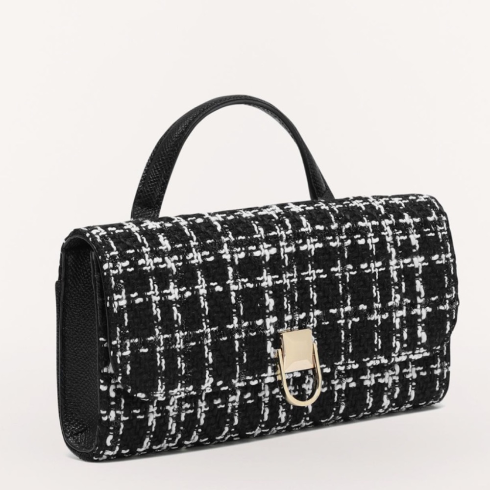 FURLA Circe XL Mini Bag in Toni Nero with Chain - Picture 10 of 14